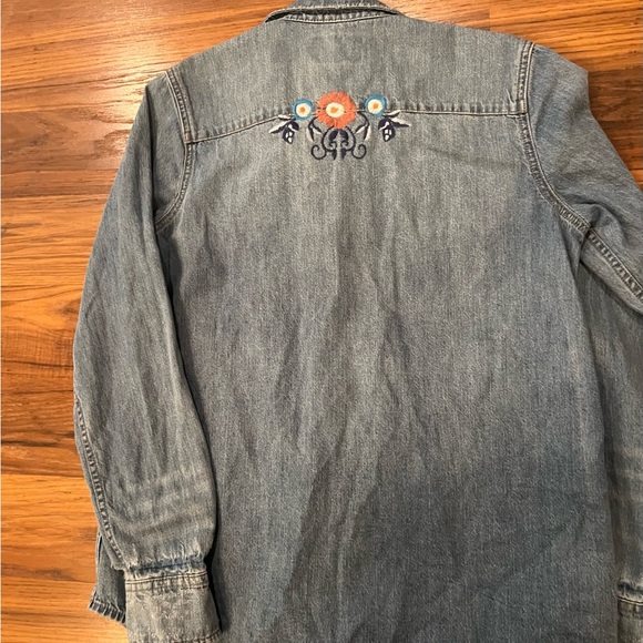 lucky brand Denim top small western wear BRAND NEW - Picture 6 of 6